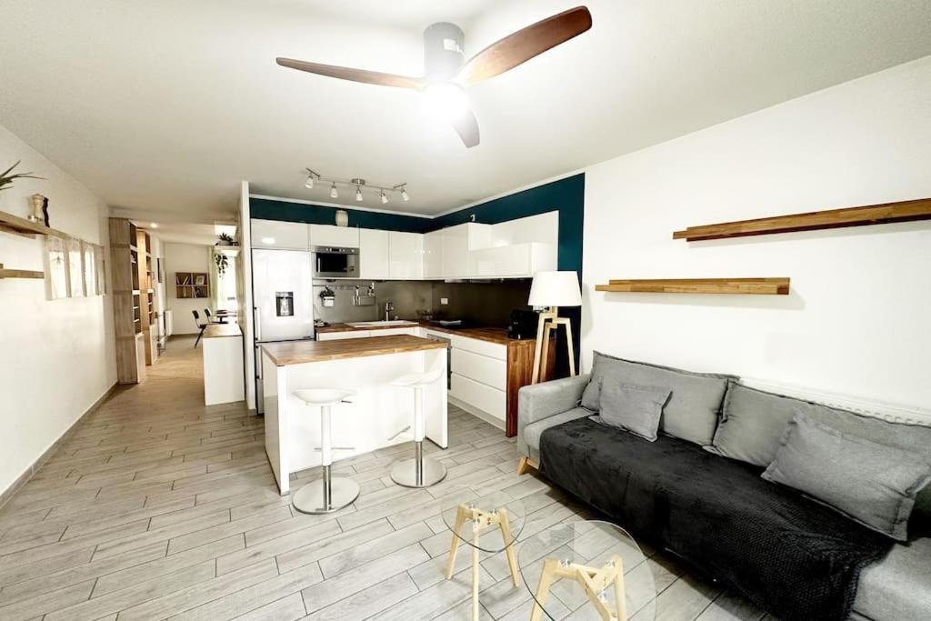 Bel Appart Design 2Ch, Mairie, Pkg, Wifi, Terrasse, Port Marianne Montpellier Esterno foto